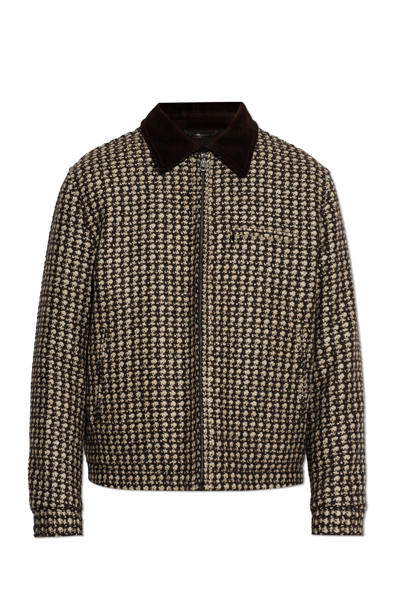 Brown Jacket with Collar Dolce & Gabbana - Vitkac AS